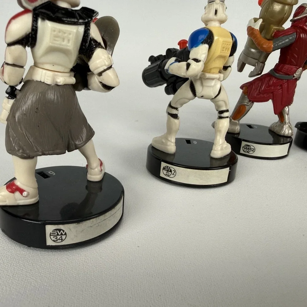 Hasbro 2005 Star Wars Attactix - Lot of 6 Figures‎